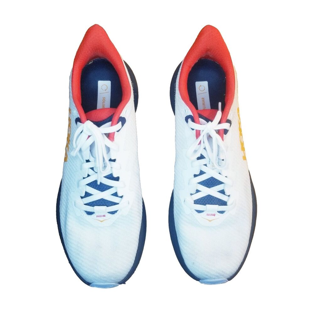 Hoka One One Solimar Men's Size 10.5 White Running Shoes Sneakers 1123074WTNT